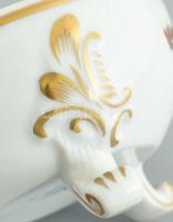 Herendi BFR (BOUQUET de FRUITS) mintás bonbonier, jelzett, kopott. m:9cm, d: 9,5cm