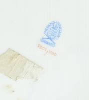 Herendi Viktória mintás, háncs nyomott kaspó. Kézzel festett, jelzett, kopásnyomokkal. d:18,5 cm, m:...