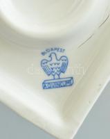 Aquincumi királylány és béka királyfi, kézzel festett, jelzett, hibátlan, m: 21,5 cm