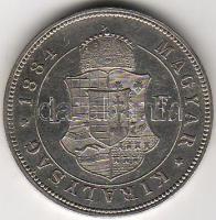 1884 1Ft ezüst T:2/3+