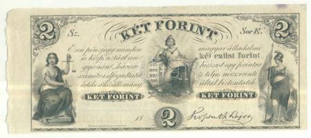 Emigrációs "Kossuth bankó" 18.. 2Ft "Sor E." T:I