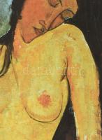 Amedeo Modigliani (1884-1920). Akt. Ofszett, litográfiáról. sorszámozott 21/50. Jelzett a nyomaton &...