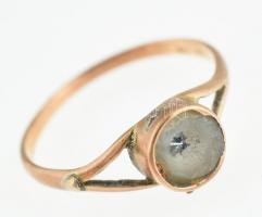 Arany (Au/14/18k) vegyes gyűrűk, részben jelzett, bruttó: 28g, vegyes méretben