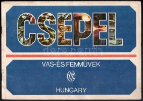 cca 1960-1980 Csepel Vas- és Fémművek többnyelvű, képes ismertető kiadványa, számos színes fotóval, 4 nyelven (magyar, orosz, angol, német), ritka!