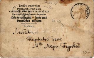 Russia (?), fire in a town. photo (fa)