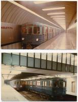 1970 Budapest - Metró - 12 db modern képeslap tokban a Budapesti Földalatti Vasútról