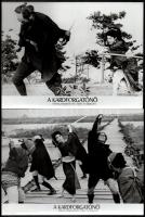 1969 Japán, ,,A karforgatónő című japán filmről 13 db vintage produkciós filmfotó, 18x24 cm