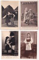 4 db RÉGI erdélyi folklór képeslap: székelyek / 4 pre-1945 Transylvanian folklore postcards