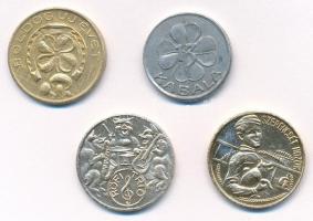 ~1980. "BÚÉK" 4xklf kétoldalas Al zseton T:2-3