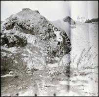 Eltérő időben, különböző helyszíneken készült aktfelvételek, Menesdorfer Lajos (1941-2005) budapesti...