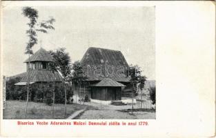 Dorohoi, Dorohoj; Biserica Veche Adormirea Maicei Domnului zidita in anul 1779 / old wooden church (EK)