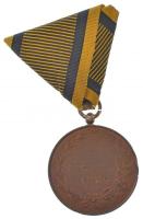 1873. "Hadiérem" Br katonai érdemérem eredeti mellszalaggal T:2- ph. Hungary 1873. "M...