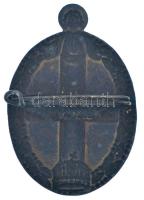 1935. "XXVI. Országos Katolikus Nagygyűlés" Cu jelvény (42x28mm) T:2