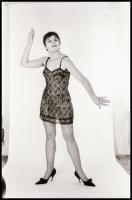 cca 1973 Profi modell a csábításban, 10 db vintage NEGATÍV, 36x24 mm