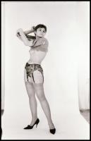 cca 1973 Profi modell a csábításban, 10 db vintage NEGATÍV, 36x24 mm