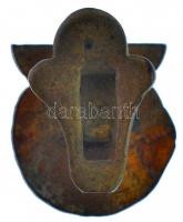 1937. "Drogista FC - DISE 1912-1937" zománcozott Br gomblyukjelvény (15x14,5mm) Z:2