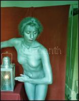 cca 1989 Menesdorfer Lajos (1941-2005) budapesti fotóművész hagyatékából 3 db vintage NEGATÍV (Mozdu...