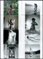 Eltérő időpontokban és különböző helyszíneken, több fotómodell közreműködésével készült aktfotók, 13...