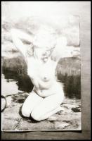 cca 1980 előtti felvételek, szolidan erotikus képekről készült másolatok, Fekete György (1904-1990) ...