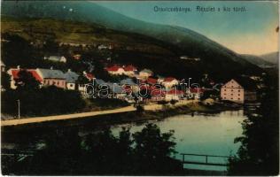 1914 Oravicabánya, Oravica, Oravicza, Oravita; részlet a kis tóról. Weisz Félix kiadása / lake (EK)