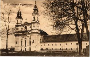 Csíksomlyó, Sumuleu Ciuc; Biserica de pelerinaj / Kegytemplom. Gust és Puskás fényképészete kiadása / pilgrimage church