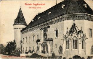 1909 Nagykároly, Carei; Gróf Károlyi kastély. Szabó József kiadása / castle (EK)