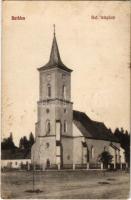 1916 Bethlen, Beclean; Református templom. Kajári István kiadása / Calvinist church (Rb)