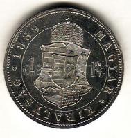 1889 1Ft ezüst T:1-/2+