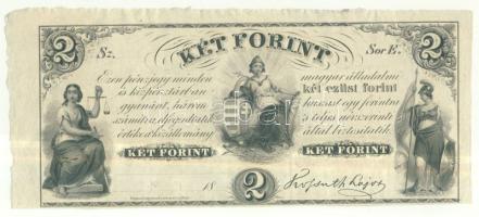Emigrációs "Kossuth bankó" 18.. 2Ft "Sor E." T:I