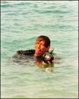 1991 Bujtor István (1942-2009) és Kern András (1948) színművészek a Hamis a baba c. film forgatásán,...