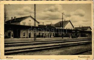 1941 Hatvan, vasútállomás (szakadás / tear)