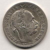 1891 1Ft "fiumei" címerrel ezüst T:3