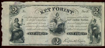 Emigrációs "Kossuth bankó" 18.. 2Ft "Sor E." T:I