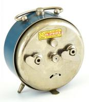 Junghans vekker, mechanikus szerkezettel, kopott, működik, m: 11 cm