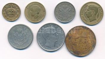 Románia 1867-1943. 10b-100L (7xklf) T:2-3
Romania 1867-1943. 10 Bani - 100 Lei (7xdiff) C:XF-F
