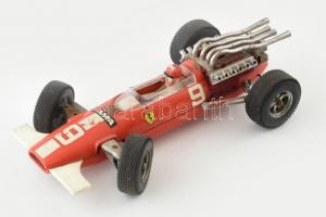 cca. 1970 játék sportautó GAMA/Ferrari, kopott, sérülésekkel. h: 34 cm
