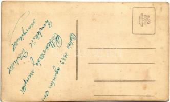 1929 Békés, Pilleország szereplői, gyerek színdarab csoportképe. photo (EK)