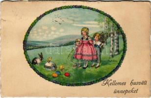 1932 Kellemes húsvéti ünnepeket / Easter children art. Erika Nr. 2040. s: Pauli Ebner (EK)