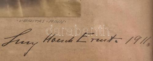 Lucy Hoesch Ernst (1864-1944) gyermekpszichológus aláírt és dedikált fotója Vértes O. József (1881-1...