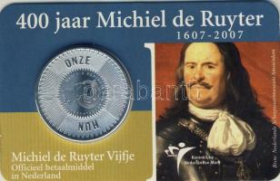 Hollandia 2007. 5€ Ag "Michiel de Ruyter" T:1 Díszkiadásban!