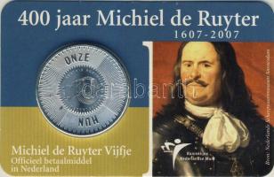 Hollandia 2007. 5€ Ag "Michiel de Ruyter" T:1 Díszkiadásban!