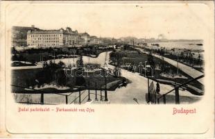 Budapest II. Margithíd budai hídfő, Budai park (Germanus Gyula park), Lukács fürdő