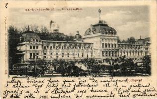 1900 Budapest II. Szent Lukács fürdő. Divald 139.