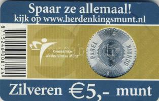 Hollandia 2007. 5€ Ag "Michiel de Ruyter" T:1 Díszkiadásban!