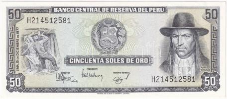 Peru 1977. 50S T:I Peru 1977. 50 Soles de Oro C:UNC Krause P#113