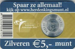 Hollandia 2007. 5€ Ag "Michiel de Ruyter" T:1 Díszkiadásban!