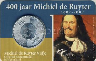 Hollandia 2007. 5€ Ag "Michiel de Ruyter" T:1 Díszkiadásban!