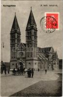 1934 Nyíregyháza, Római katolikus templom. TCV card (EK)