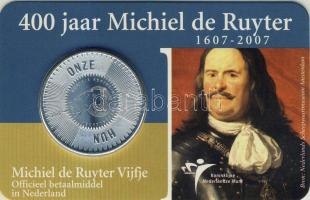 Hollandia 2007. 5€ Ag "Michiel de Ruyter" T:1 Díszkiadásban!
