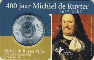 Hollandia 2007. 5€ Ag "Michiel de Ruyter" T:1 Díszkiadásban!
